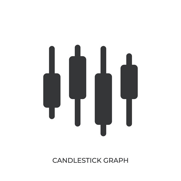 蜡烛图形符号实心图标。可以在任何地方应用的实心图标，简单、像素完美且现代风格。图片下载