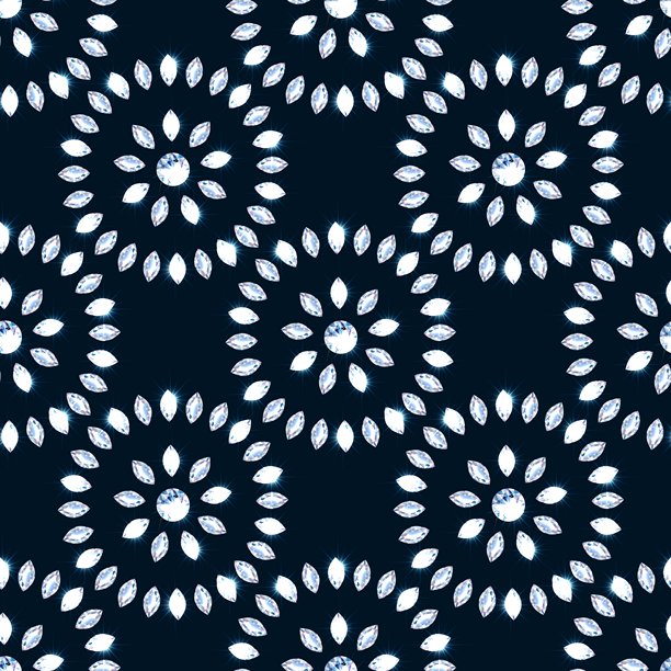 无缝图案钻石矢量图图片下载