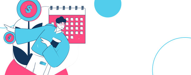 平面矢量插图展示商务人士在工作场景中操作图片下载