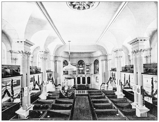 美国历史地标：波士顿国王礼拜堂图片下载