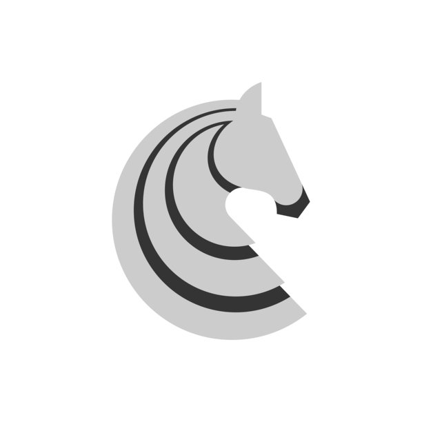 简单的斑马矢量插图吉祥物风格图片下载