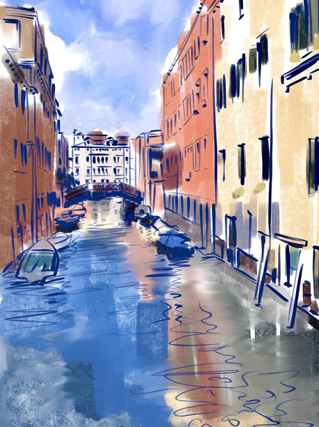 意大利素描图片下载