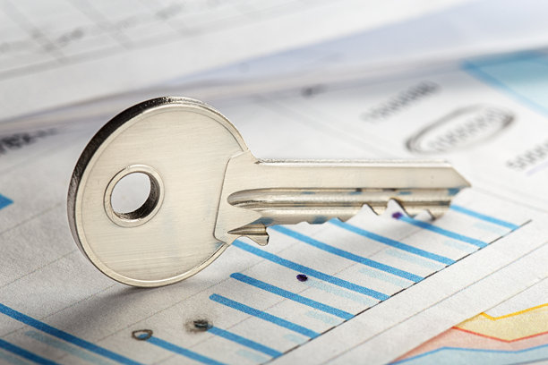 房地产概念、计算器和财务图表。投资与资本积累图片下载