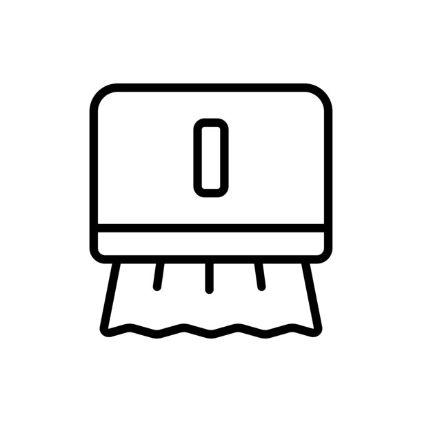 纸巾图标矢量设计模板，简单而干净图片下载