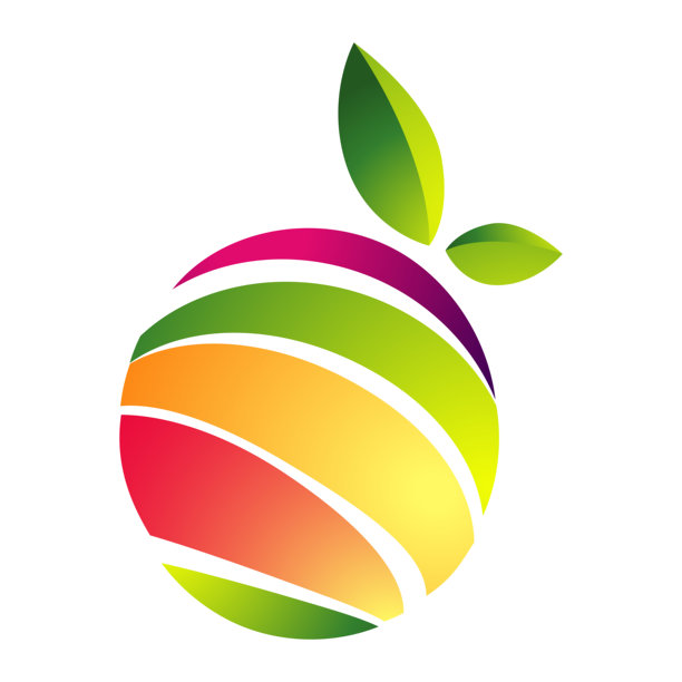 多色苹果切片的图片图片下载