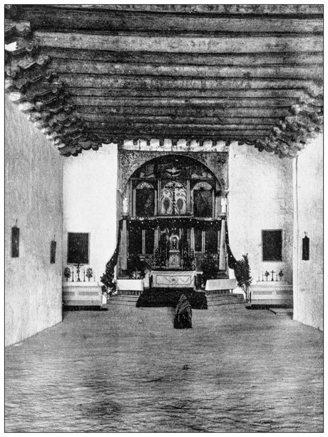 美国历史地标：加利福尼亚州圣克鲁斯教堂图片下载