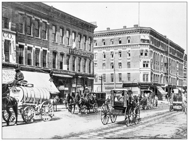 美国历史地标：内布拉斯加州奥马哈道格拉斯街图片下载