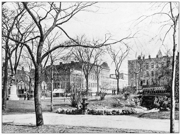 美国历史地标：俄亥俄州克利夫兰公共广场图片下载