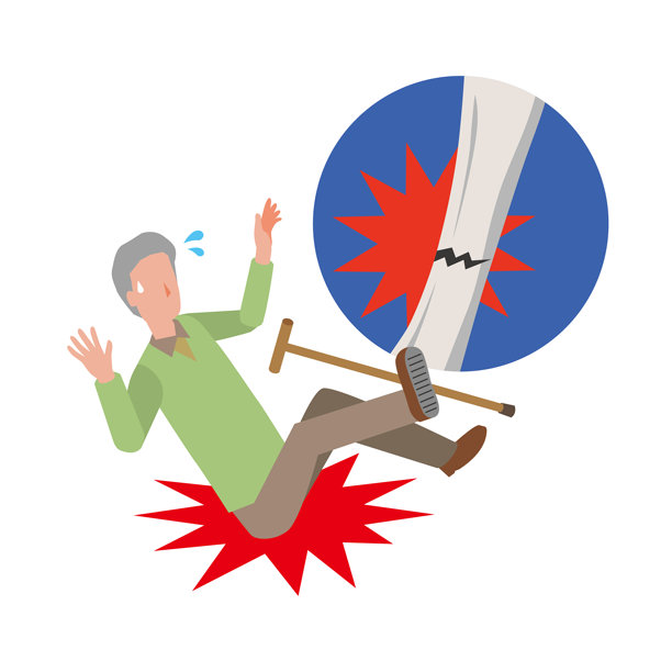 老年男人摔倒图片下载