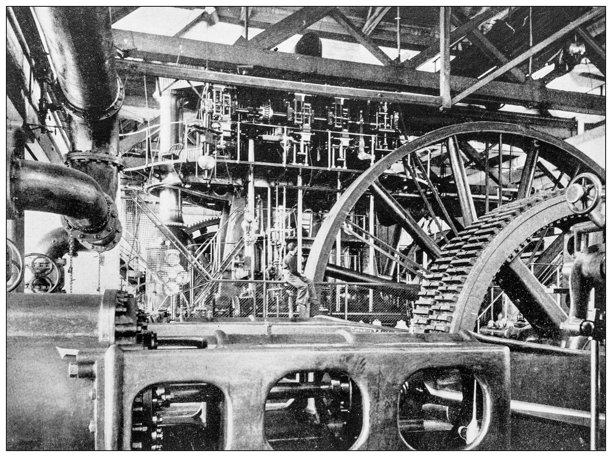 美国历史地标：卡拉梅特和赫克拉铜矿引擎图片下载