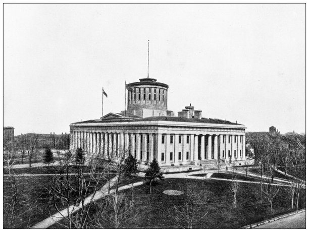 美国历史地标：哥伦布市俄亥俄州议会大厦图片下载