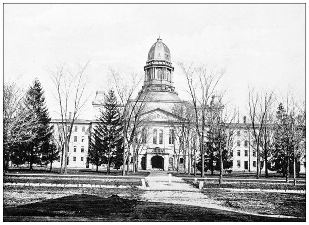 美国历史地标：密歇根大学安娜堡分校图片下载