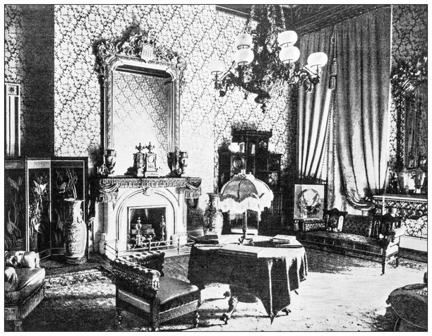 美国历史地标：华盛顿特区白宫绿厅图片下载