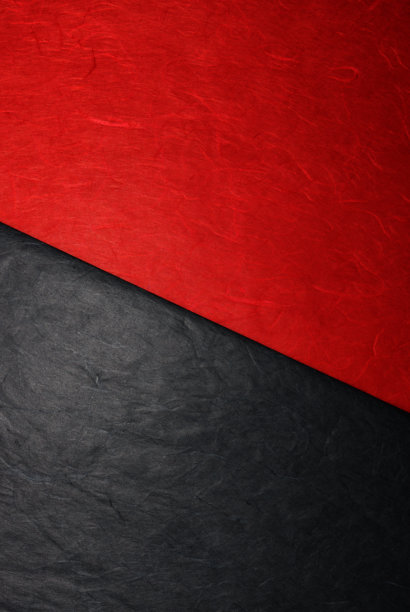 红色和黑色纸张背景。图片下载