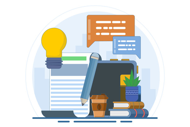 现代在线教育网站banner：电脑上的在线学习、网络课程、应用学习、大学学习、教室、教程和图书馆扁平插画图片下载