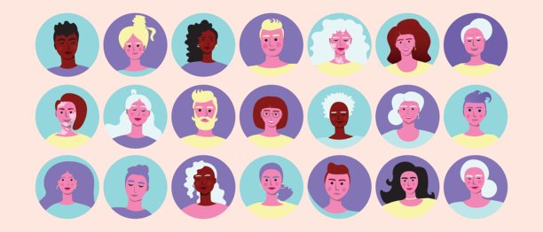 非裔父亲和领养的孩子，家庭休闲概念扁平矢量素材图片下载