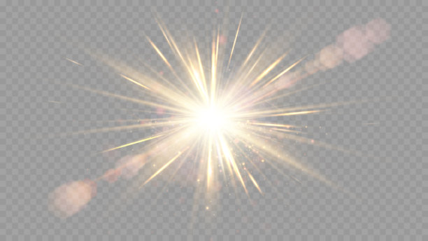矢量透明阳光特殊镜头光晕效果免版税矢量素材图片下载