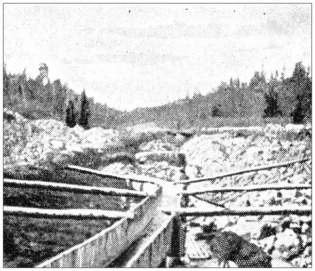 通往克朗代克的铁路、水闸箱、派恩克里克古董图片图片下载