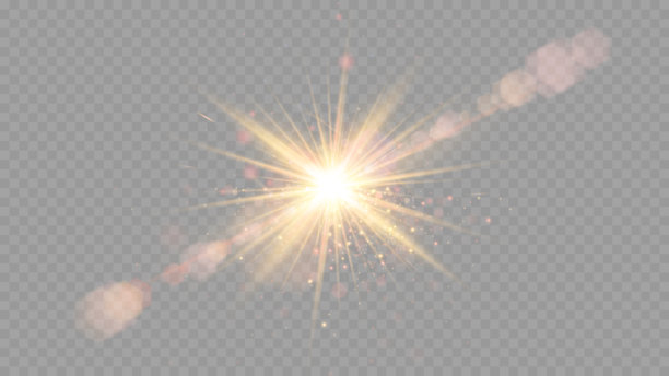 矢量透明阳光特殊镜头光晕效果免版税矢量素材图片下载
