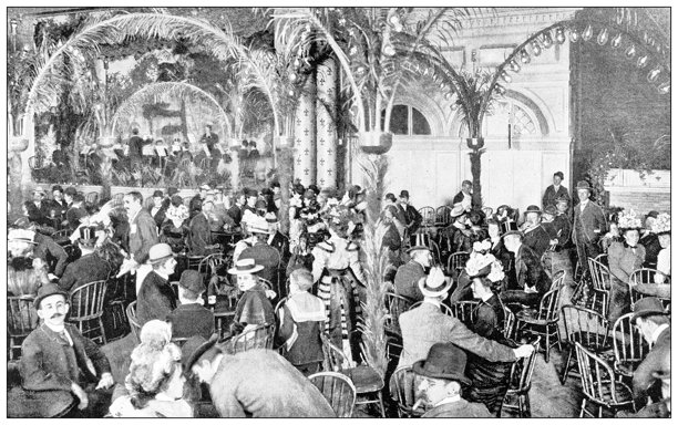 古董图片：纽约的屋顶花园剧院图片下载