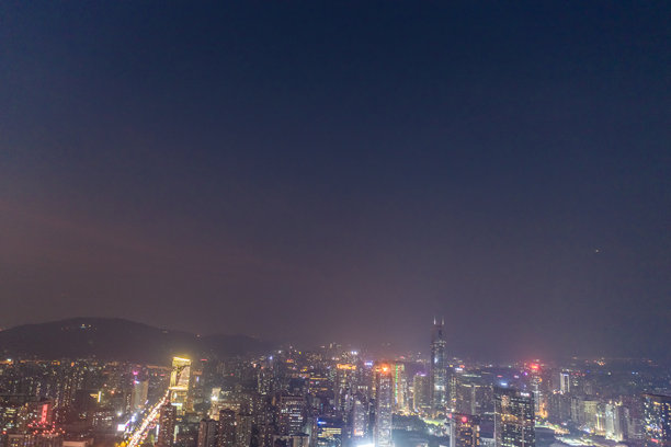 广州城市天际线的航拍照片，珠江新城，广东，中国，亚洲。图片下载