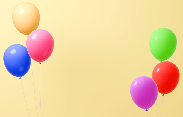 色彩缤纷的气球图片图片下载