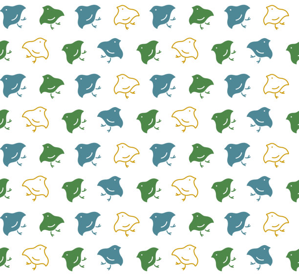 吉祥图案和日本花纹：简单可爱的无缝狗牙图案排列图片下载