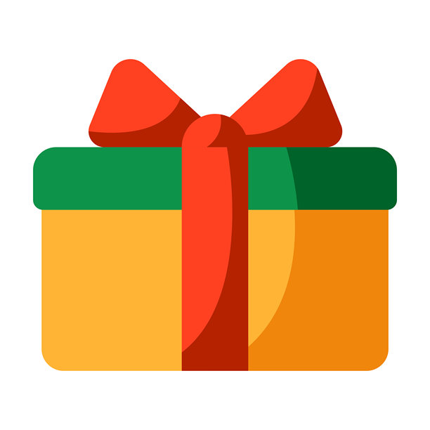 圣诞礼物盒卡通风格假日素材图片下载