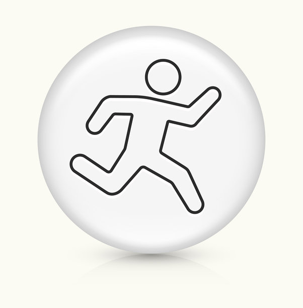 奔跑的男人的象征图片下载