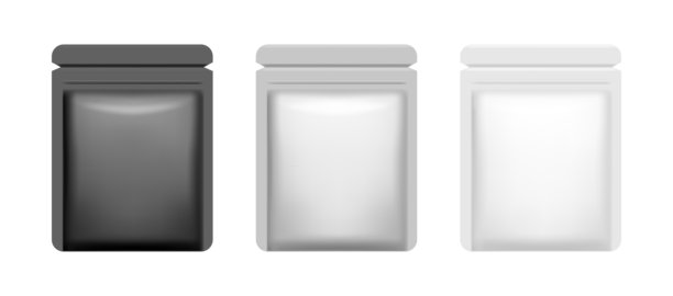 食品产品和零食的包装袋和包装。矢量孤立的现实拉链袋套装。带有空白和品牌标识的包装。袋子包装的模型模板。图片下载