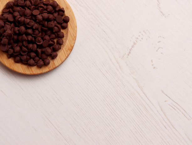 巧克力碎片照片可可烘焙饼干黑巧克力零食碎屑成分卡路里配料图片下载