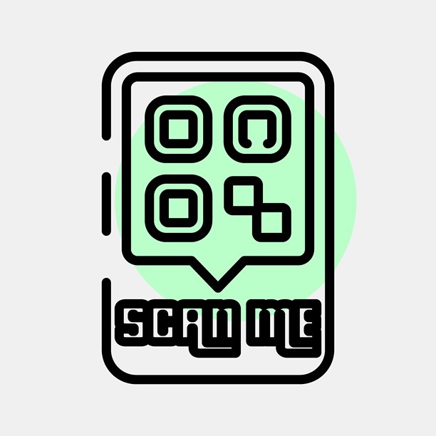 图标扫描我。条形码和二维码元素。霓虹风格的图标。适合用于印刷、海报、标志、广告、信息图等。图片下载