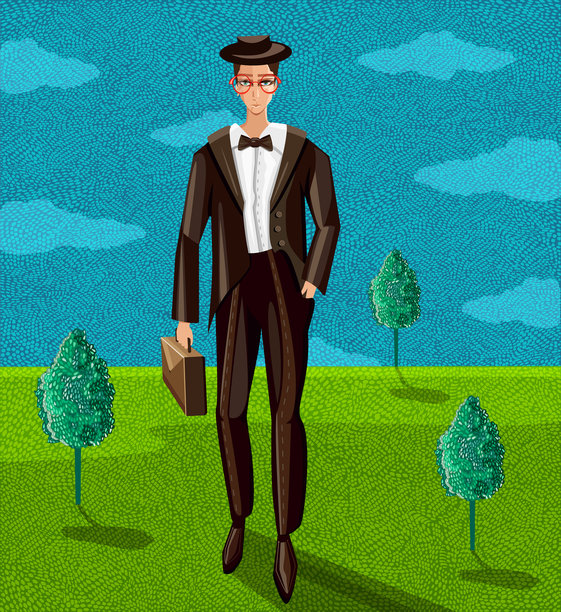 花花公子的商人图片下载