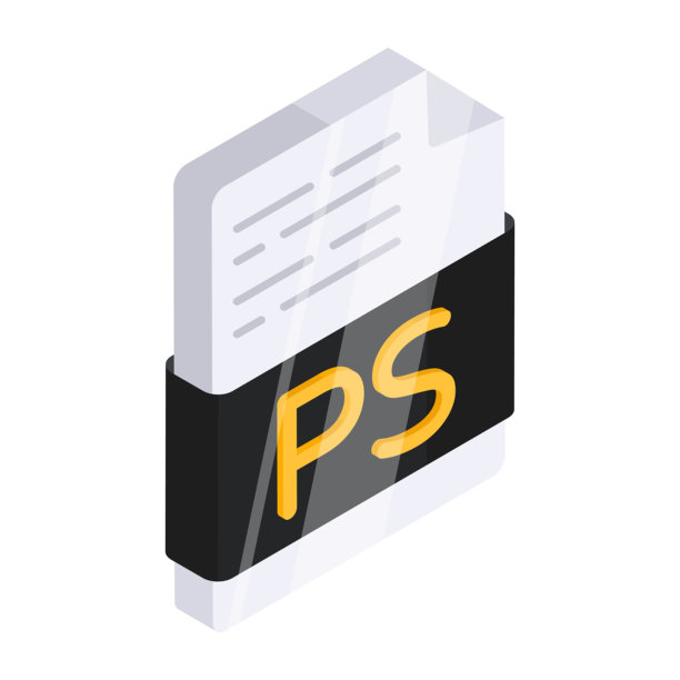 时尚的PS文件设计图标图片下载