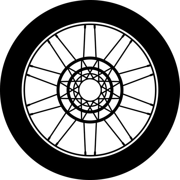 自行车轮子矢量图标。自行车轮子符号。自行车橡胶。山地轮胎。气门。健身自行车。摩托车。矢量。图片下载