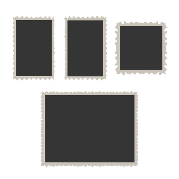 空白照片卡框，电影拍摄场景。复古怀旧摄影。设计模板或样机。复古照片图片下载