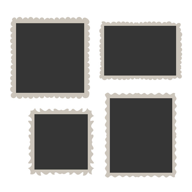 空白照片卡框，电影拍摄场景。复古怀旧摄影。设计模板或样机。复古照片图片下载