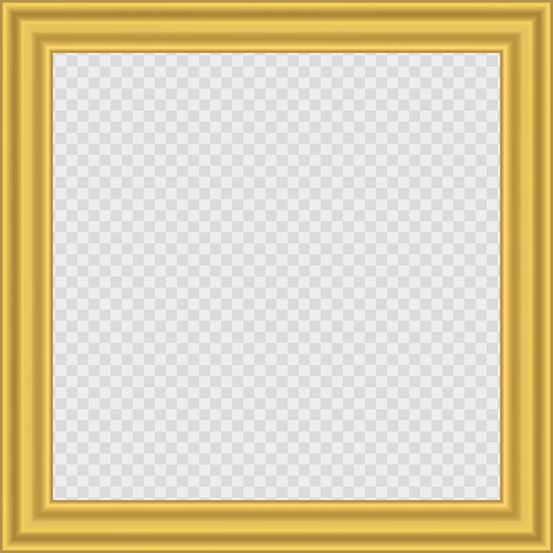 方形金色复古纹理木框，适合您的设计。复古封面。文本位置。复古古董金色美丽框架，适用于画作或照片。模板矢量插图。图片下载