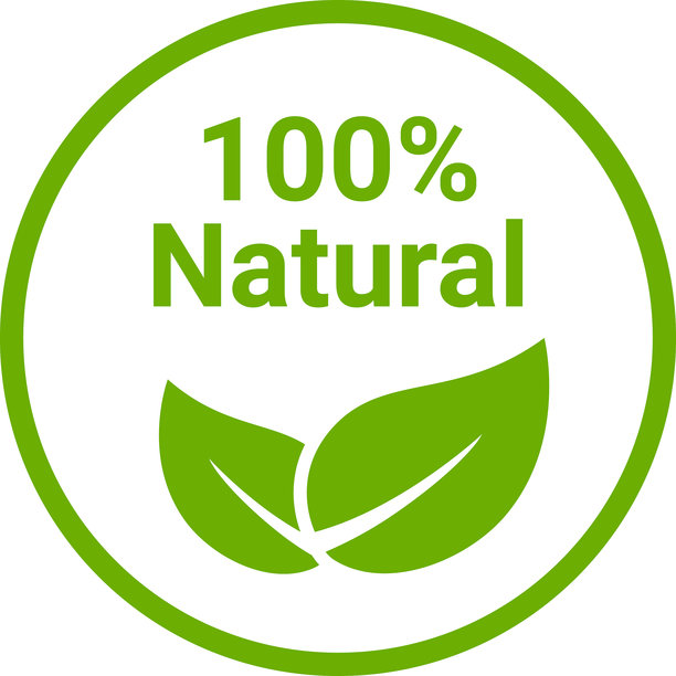 100%纯天然徽章、标签、封条、贴纸矢量素材图片下载