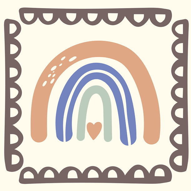 可爱的彩虹和夏天的图片5图片下载