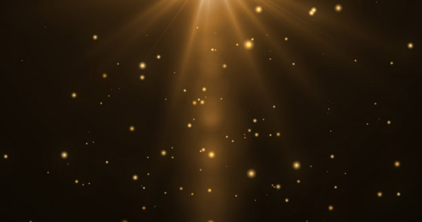 闪烁的金色粒子，金色闪烁的星星移动背景。电影颁奖典礼背景。2025年、2026年的圣诞新年祝福背景。节庆庆祝素材。奢华的魅力资产。图片下载