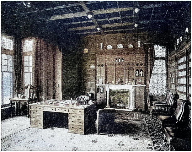 古董照片：钱伯伦图书馆图片下载