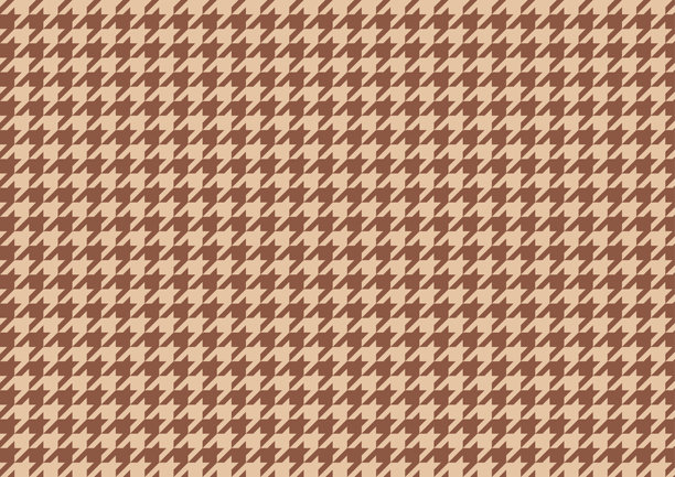 千鸟格纹传统棕色茶背景素材图片下载