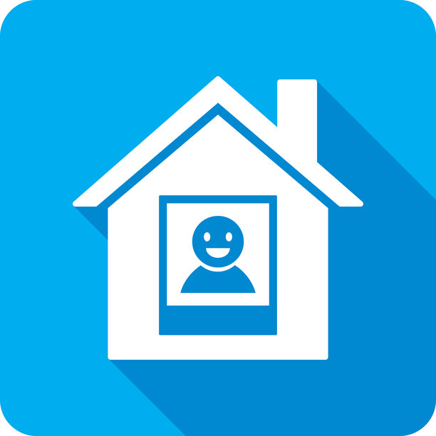 房屋图片人物图标剪影图片下载