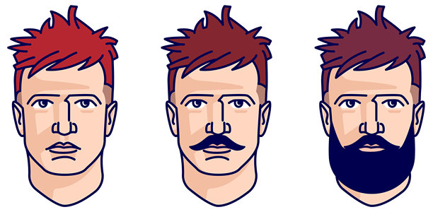 男人的发型图片下载