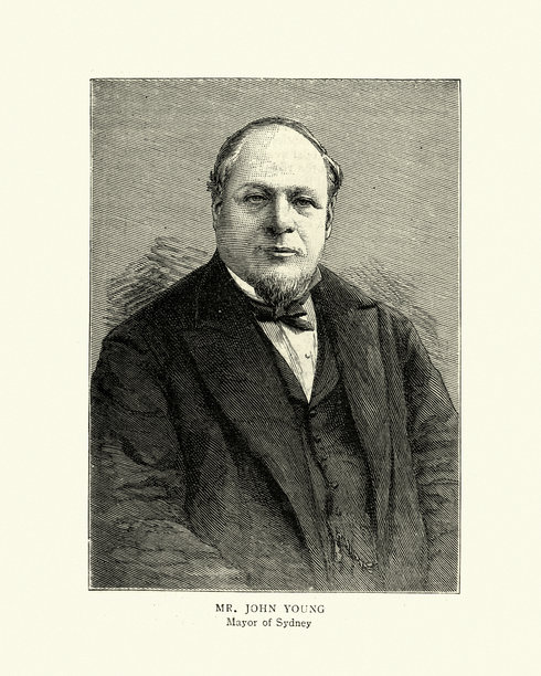 约翰·杨，19世纪悉尼市长图片下载
