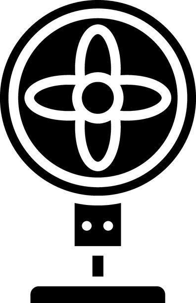 迷你风扇图标风格图片下载