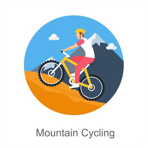 山地自行车骑行图片下载