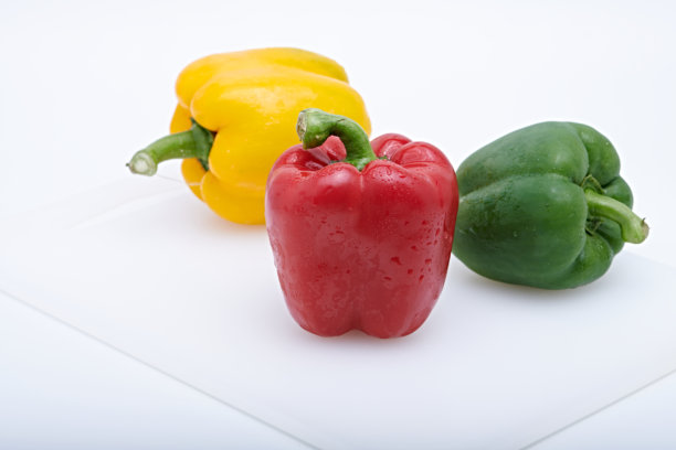 白色背景上的水果或蔬菜照片图片下载