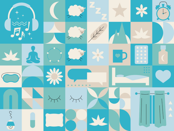 睡眠障碍。失眠系列，合集。睡眠不足。睡眠与心理障碍。睡眠卫生与阶段。维持生物钟节律。图片下载